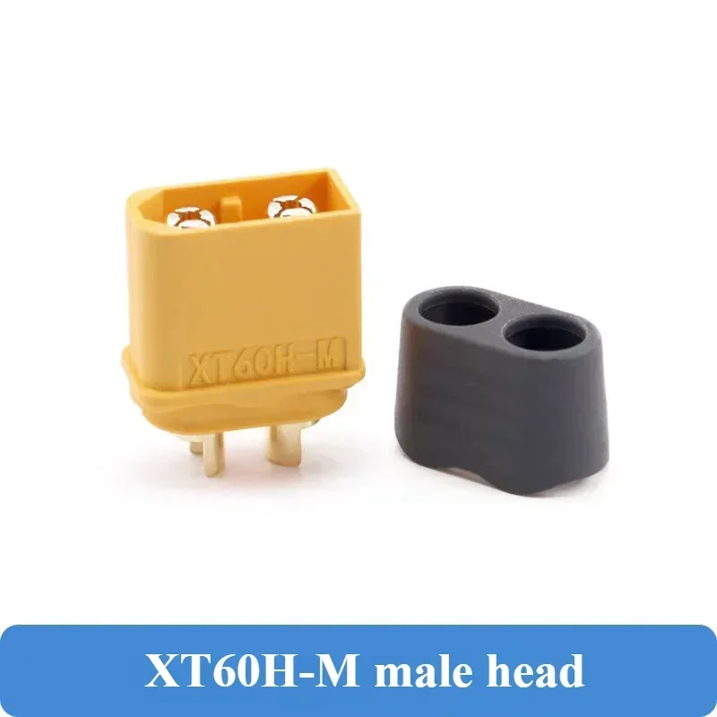 Quick Charge XT60E-F Modellflugzeugbatterie, vergoldeter 30 A Hochstrom-Buchsenstecker, montierbarer XT60-Stecker