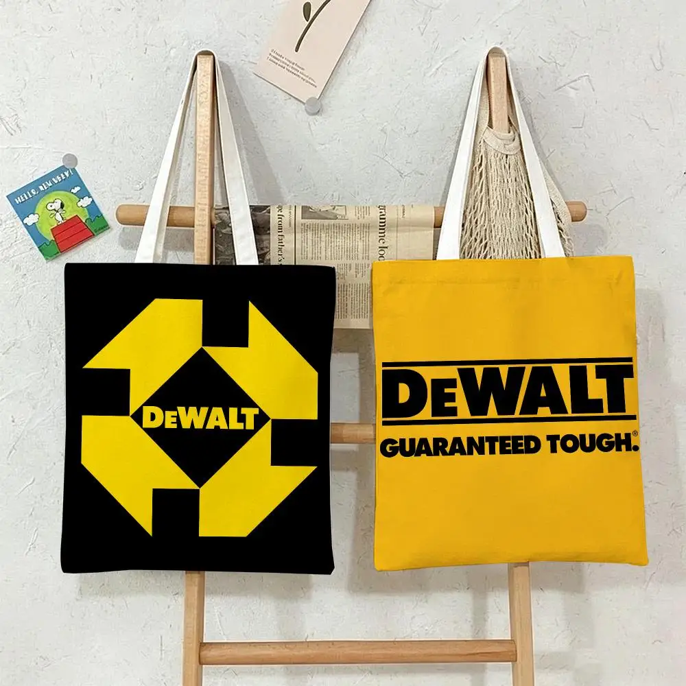 Tool Brand DEWALT Storage Bags  Shopper Bags Handbags Canvas Shoulder Bags Woman Shopping Bags High Capacity