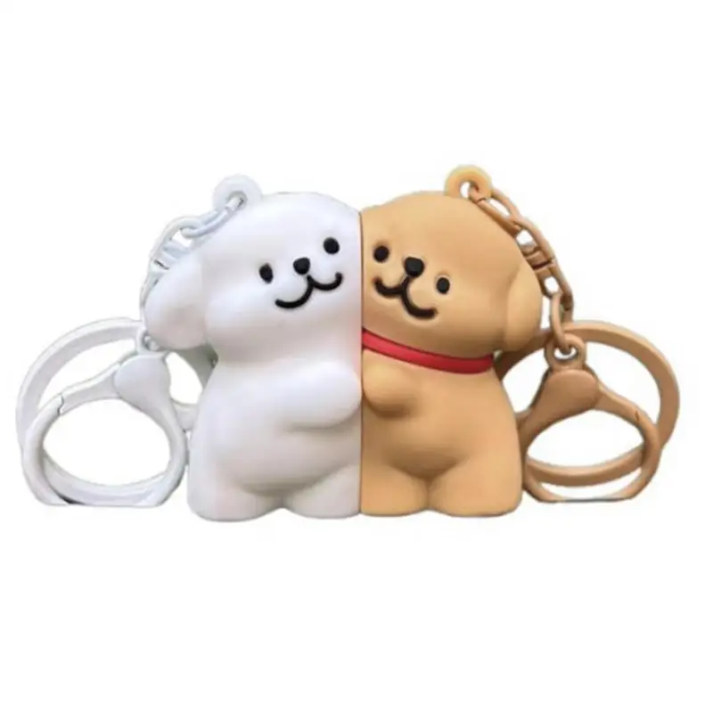 

Magnetic Animal Keychain Cartoon Pendant Puppy Keychain Car Key Ring Cute Bag Charm Dog Magnetic Keychain For Schoolbag Keychain