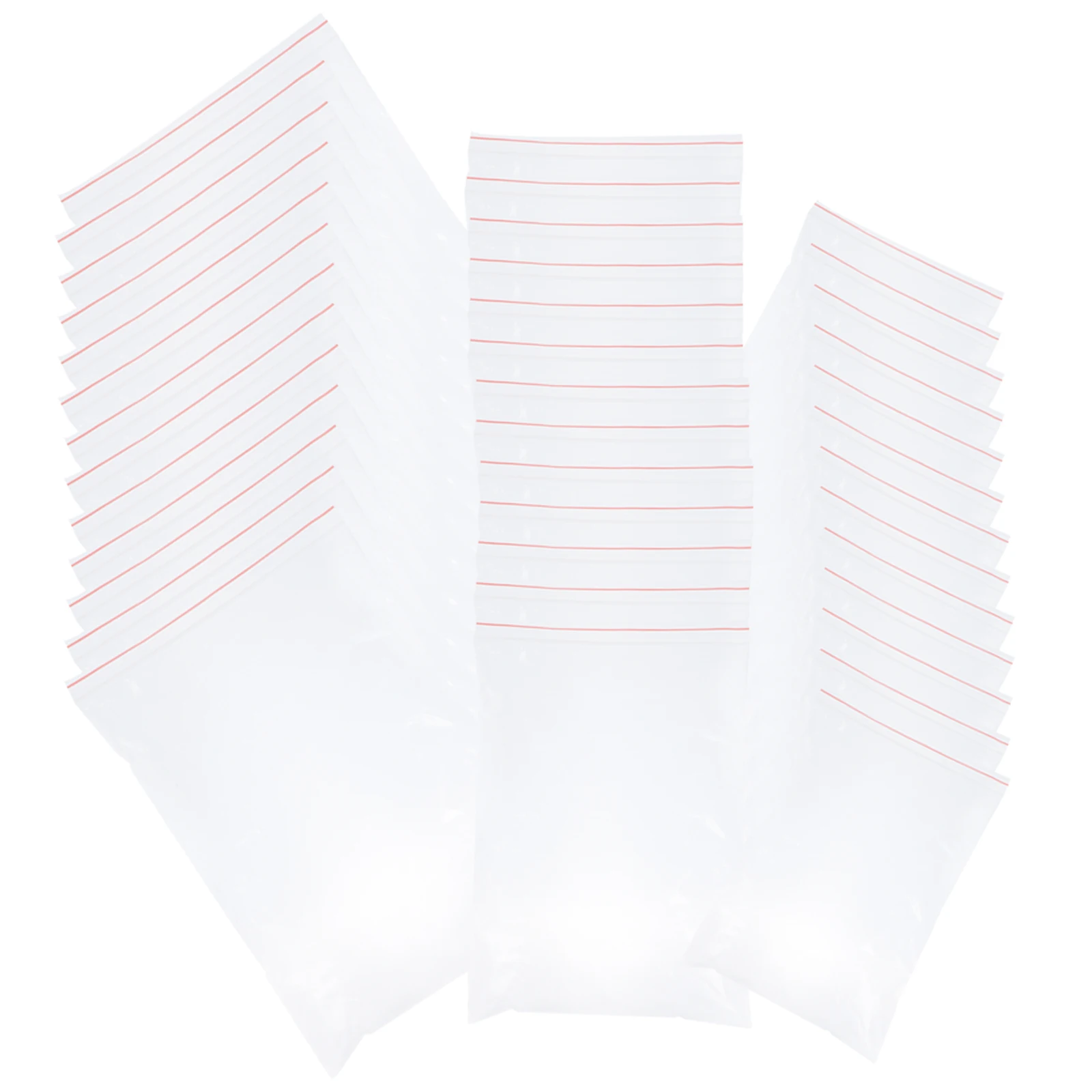 

300 Pcs Waterproof Self-sealing Bag Cards Pockets Sleeves Packing Clear Tag for Label