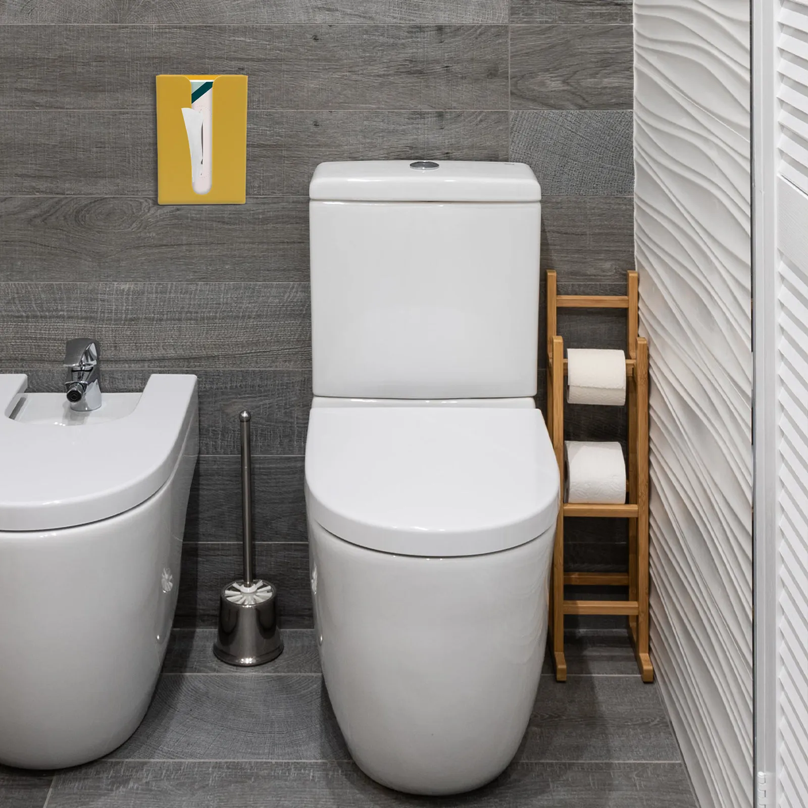 1Pcs No Punching Tissue Box ABS Material Smooth Hand Feeling Bathroom Kitchen Tissue Rack Paper Towel Holder Toilet Paper Box