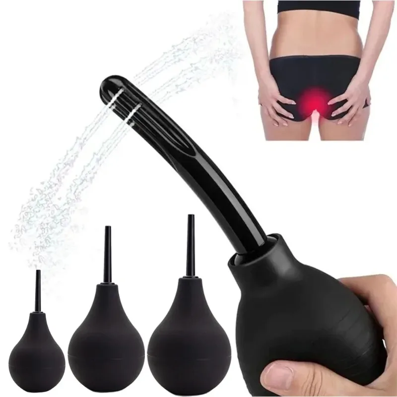 1 قطعة المحمولة بيديت الأنظف حقنة شرجية حقنة شرجية المستقيم تيار الدوش حقنة شرجية القولون تنظيف بيديت اكسسوارات #2