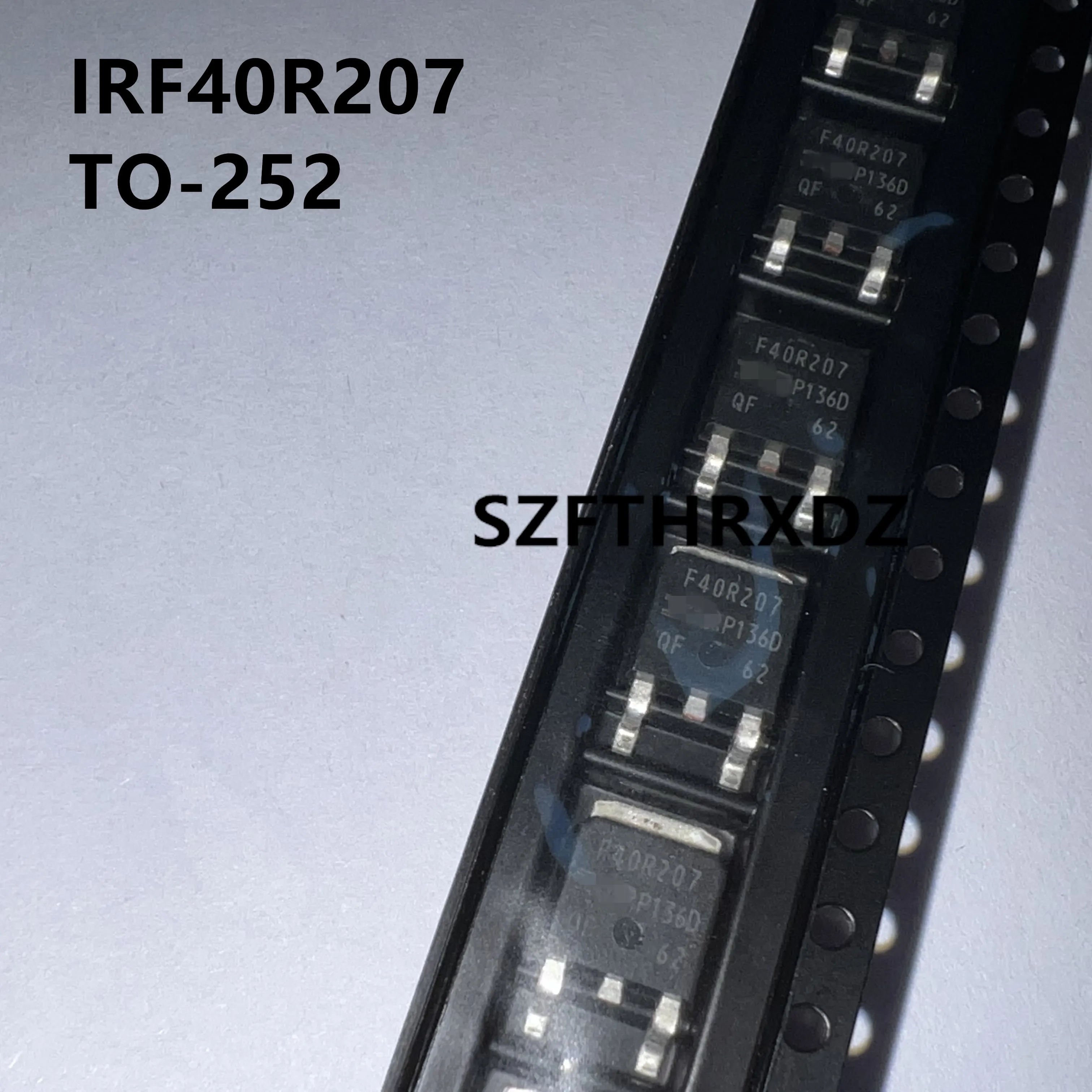 10pcs  100% New Imported Original  IRF40R207  F40R20 40V 56A  TO-252  Field effect transistor MOSFET N-channel