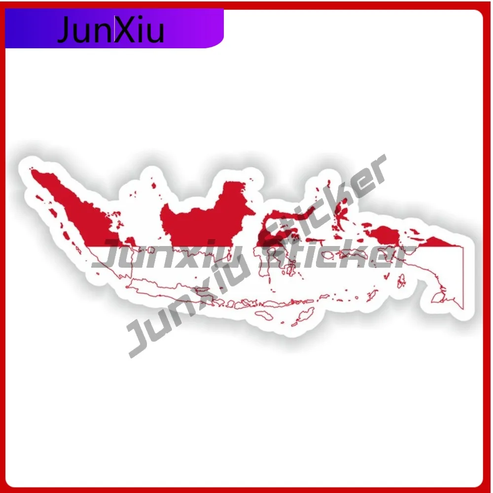 

Indonesia Map Flag Silhouette Sticker Vinyl Waterproof Decals Graphics Motorcycle Custom Decals Rv Bumper Stickers Funny Decorat