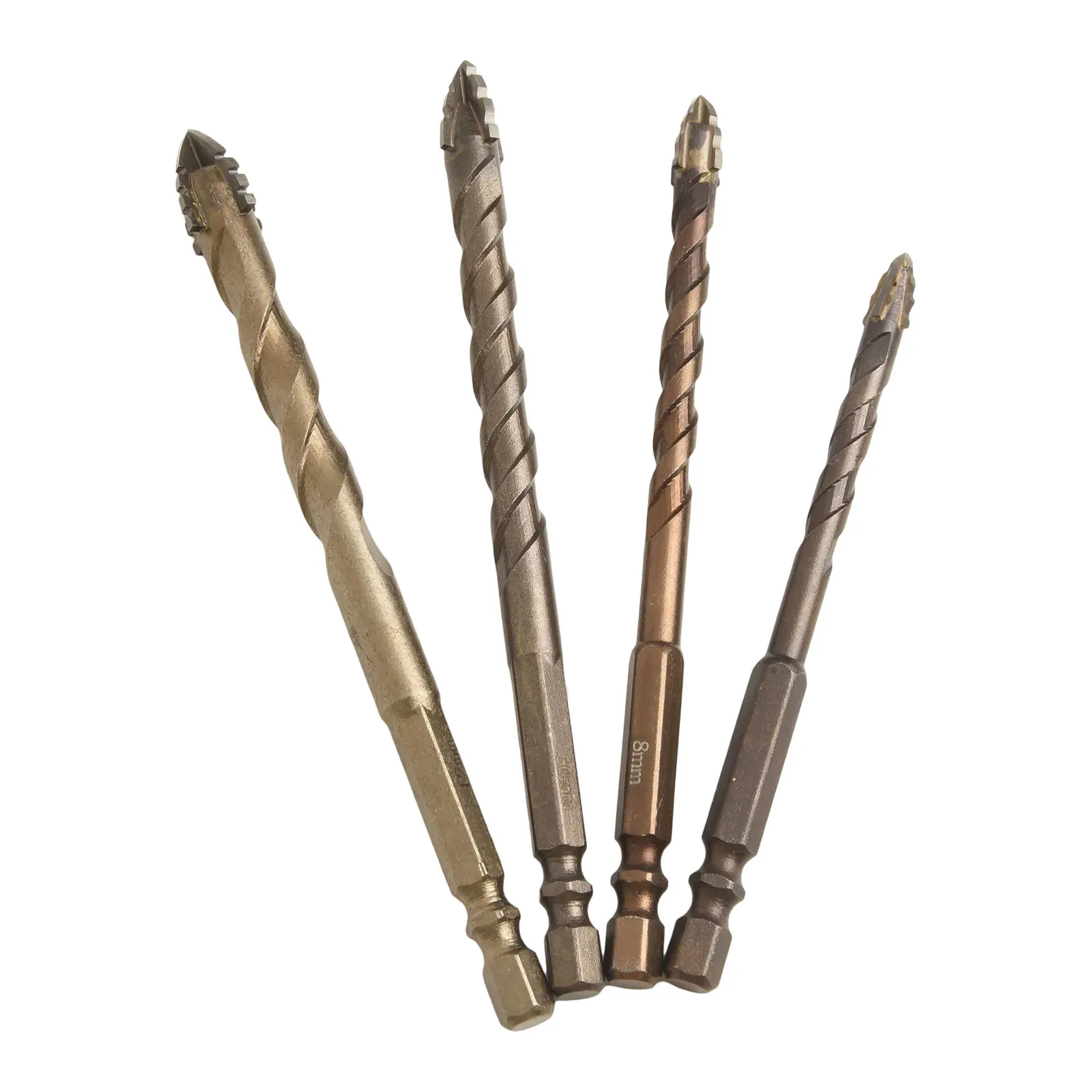 Excentrische boor voor glastegels Broach Ca. 10 mm Excentrische boor Carbide constructie Hoge snelheid rotatie