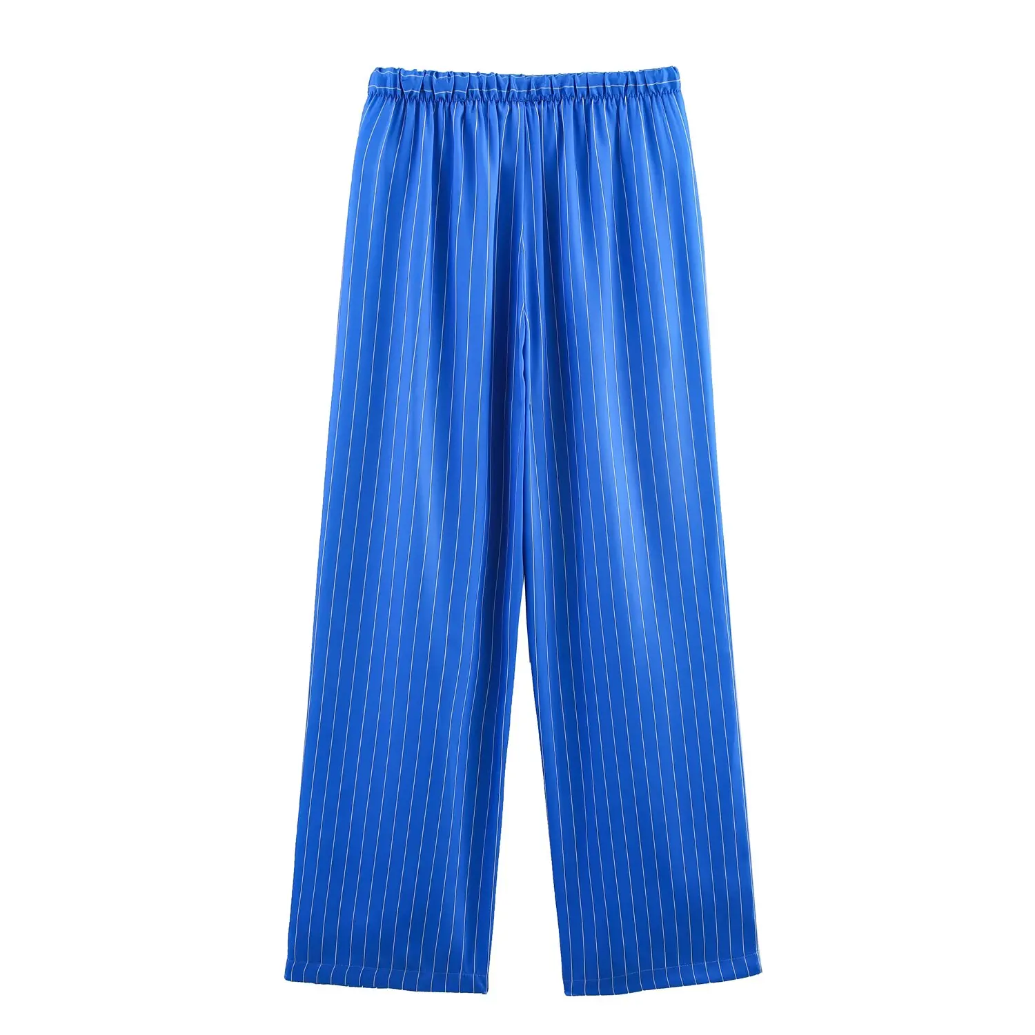 กางเกงขายาวทรงหลวมเอวสูงสไตล์ยุโรปและอเมริกา แฟชั่นทันสมัย ใส่ได้หลากหลาย สำหรับผู้หญิง ปี 2025