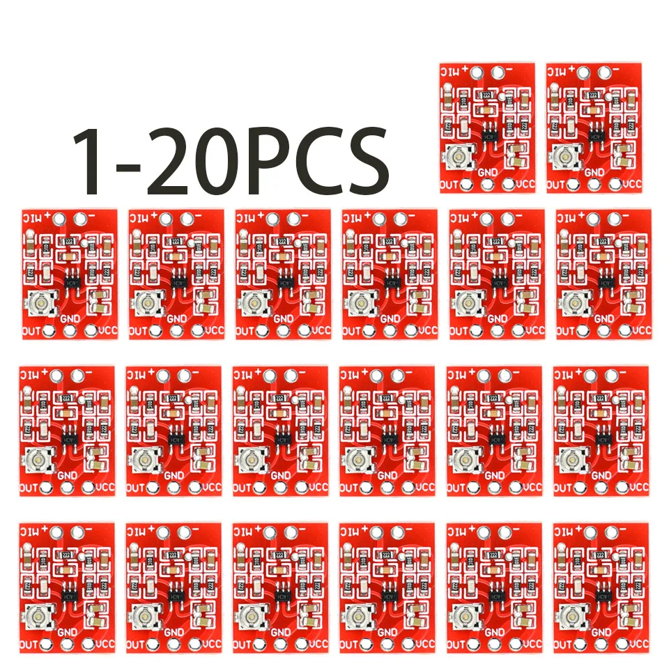 MAX4466 Electret Microfoon Voorversterker Module met SSM2167 Voice Compressie Amp Geluidsversterker Board