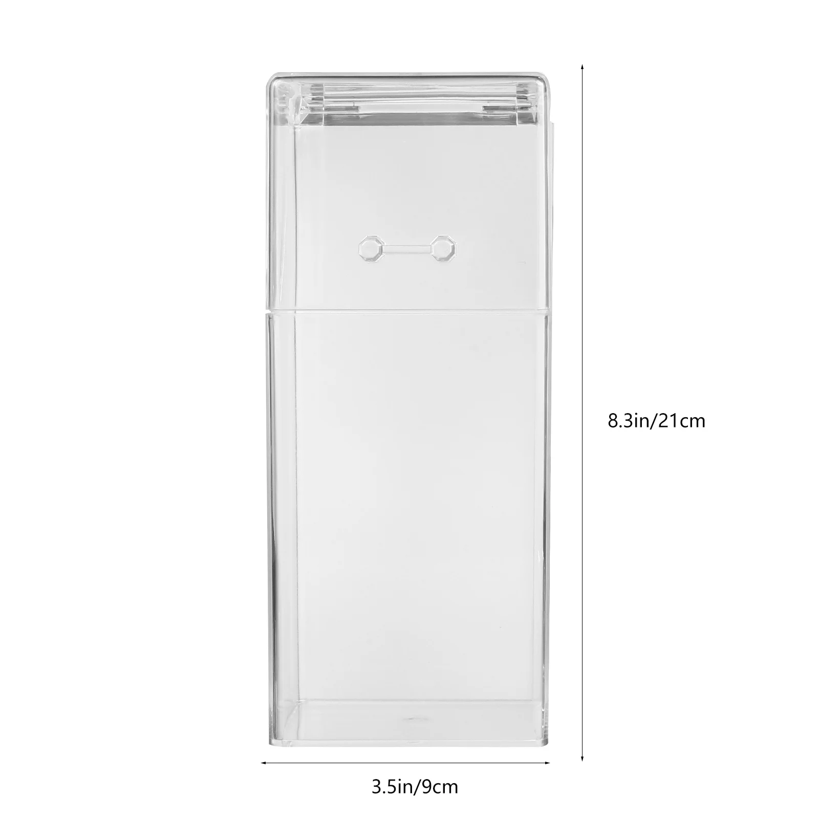 2 szt. Przezroczyste pojemniki na pędzle do makijażu, wodoodporne, przezroczyste pojemniki do przechowywania kosmetyków, organizer na pędzle, pojemnik na pędzle.