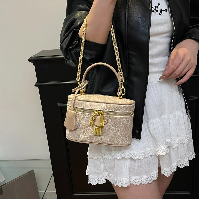 유명 디자이너 가죽 숄더백 여성용 크로스바디 토트 핸드백 우아하고 클래식한 명품