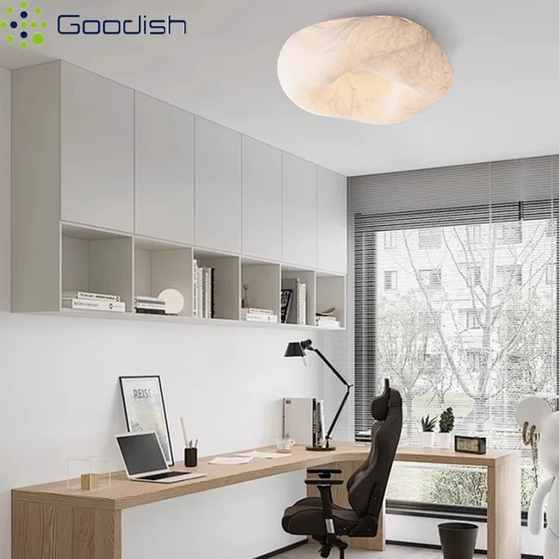 Lámparas de Techo LED Modernas y Sencillas de Resina con Forma de Nube Nórdica, Lámparas Artísticas Creativas para Decoración de Sala de Estar, Lámpara de Araña