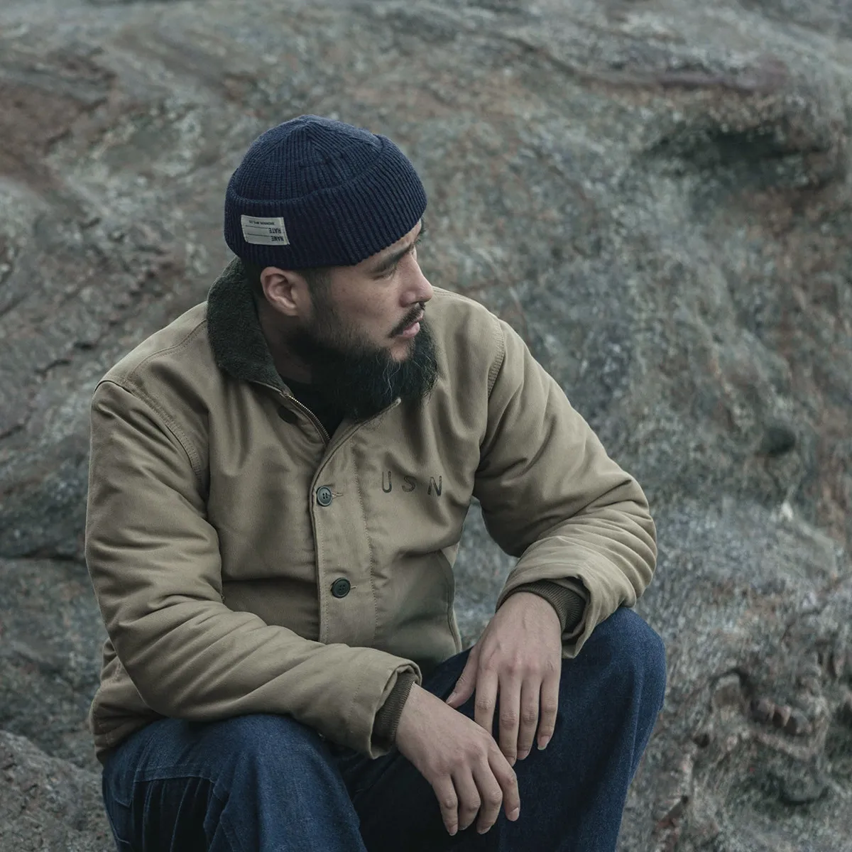 

Винтажная темно-синяя купольная кепка для часов BRONSON, шерстяная шляпа унисекс в американском стиле с закатанными полями