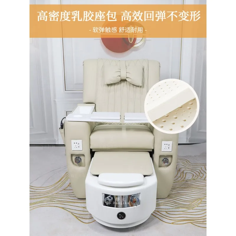 2026 New Electric Adjustable Massage Pedicure Chair Professional Foot Therapy Sofa SPA Foot Bath Nail Salon