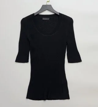 2024 Women's Clothing High quality round neck short sleeve sweater Spring Summer New No.28