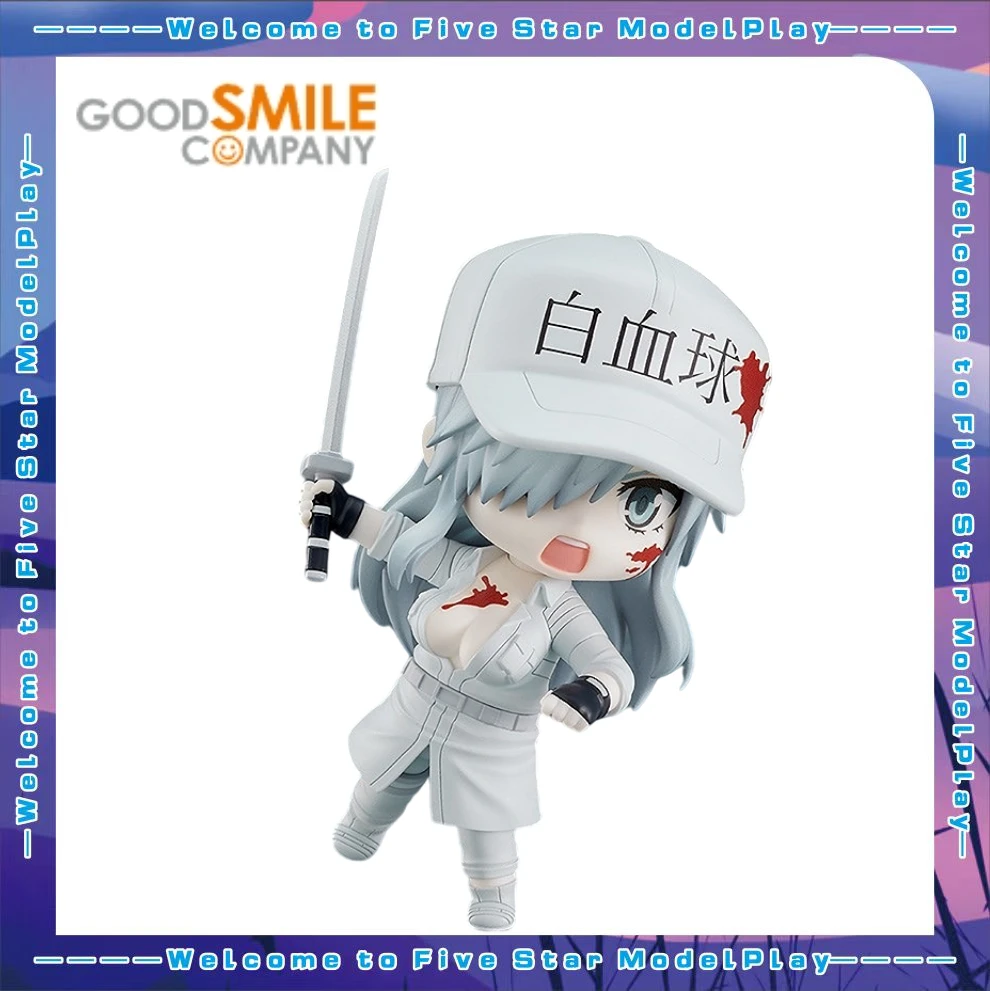 

【FS】Оригинальный GSC NENDOROID 1579 Hataraku Saibou, черно-белая клетка крови (1196), фигурка, модель игрушки, коллекция подарков