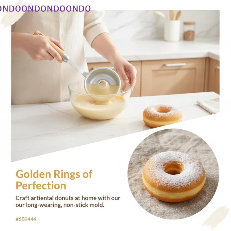 Donut Fried Making Tool Iron Frying Spoon Mold Multifunctional Scallion Pancake Maker for Daily Home Kitchen Use