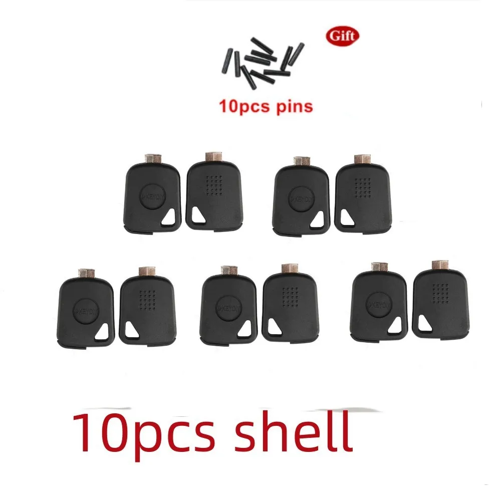 10 20pcs Universal Transponder Car Key Fob Shell Case for KD VVDI Key Blade Key Head with Chip Holder