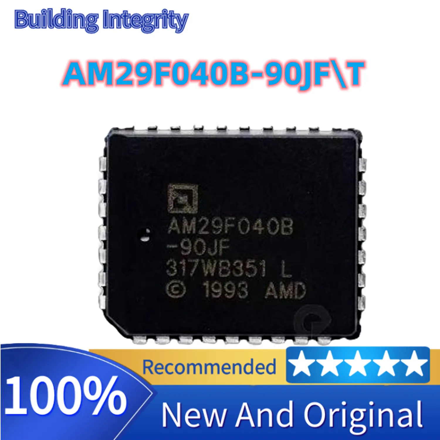 AM29F040B-90JF PLCC32 memory IC NOR flash chip new original