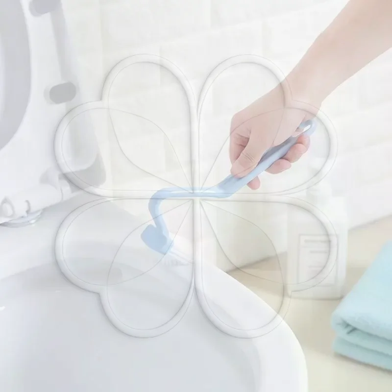 Curved Toilet Cleaning Brush Long Handle 1/2/3Pcs Dead Angle Removal Bathroom Accessory for Hotel Home Restroom