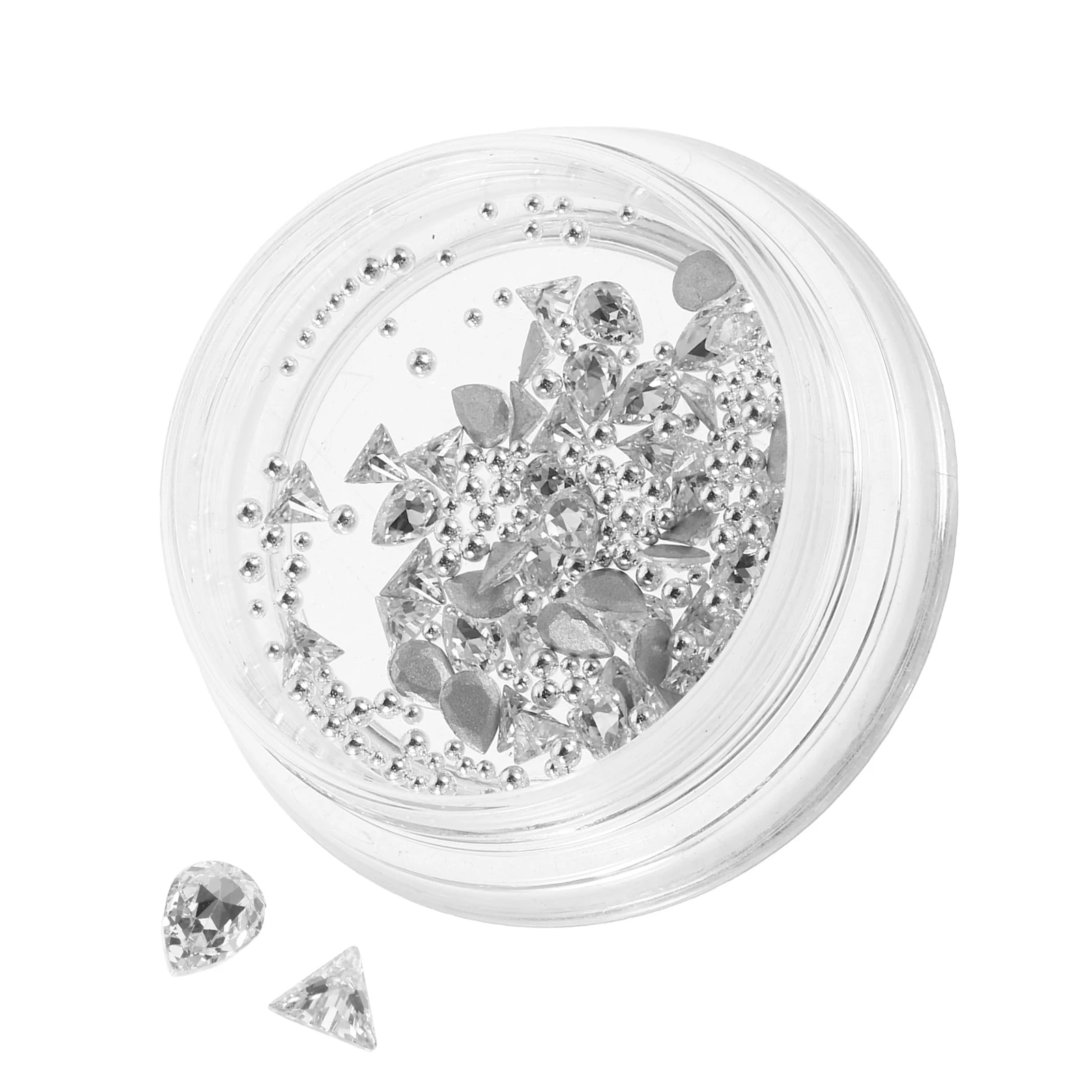 Nail Art mariposa circón Cubic Zirconia resina transparente dijes gemas transparentes decoraciones de diamantes de imitación para manicura manualidades Diy 3D