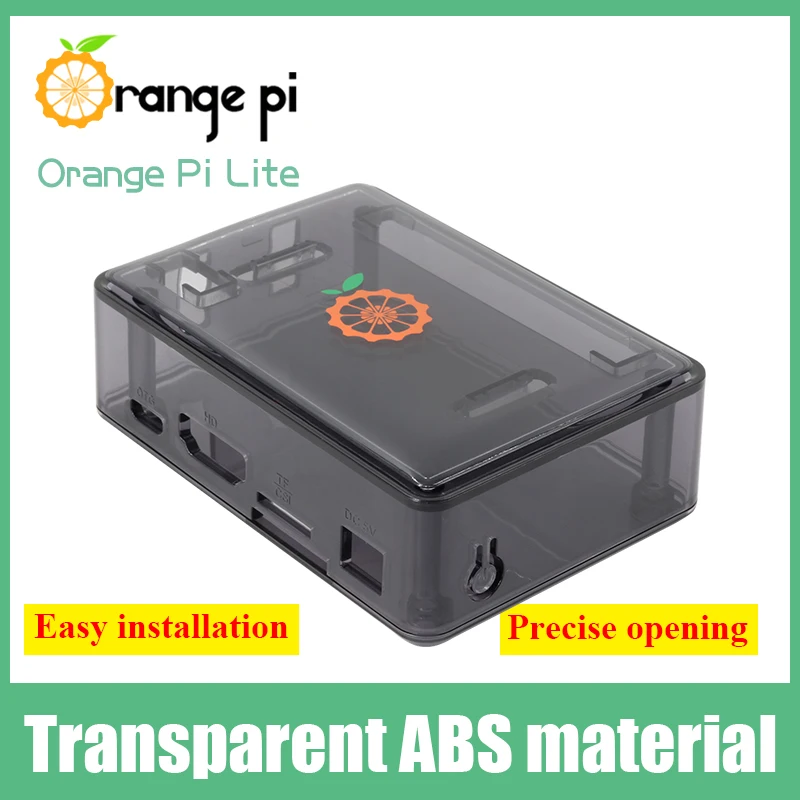 Capa protetora preta abs para pi lite