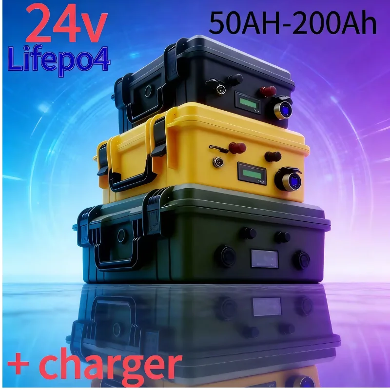 

Аккумулятор LiFePO4 24 В с защитой от BMS (50–120 Ач): бесперебойное питание для троллинговых двигателей, морских сосудов и поделок для рыбалки
