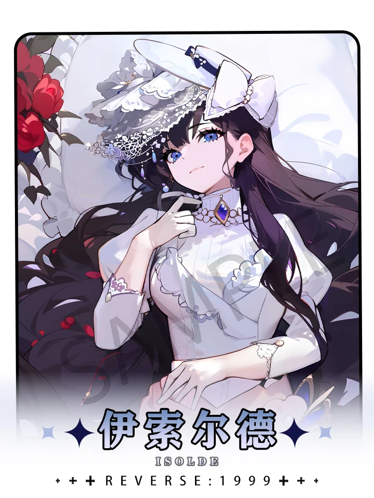 غطاء وسادة الجسم التنكري Dakimakura ، لعبة Isolde العكسي ، غطاء مزدوج ، هدية وسادة Hing ، جانب