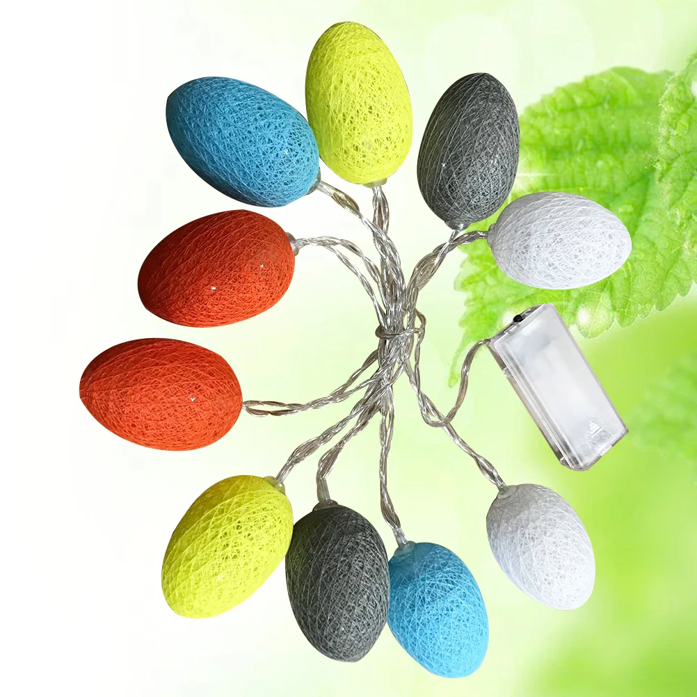 

59Ft Easter Decoration Lights Colorful Egg String Operated Indoor Outdoor Party Wedding Garden Fairy Lamp