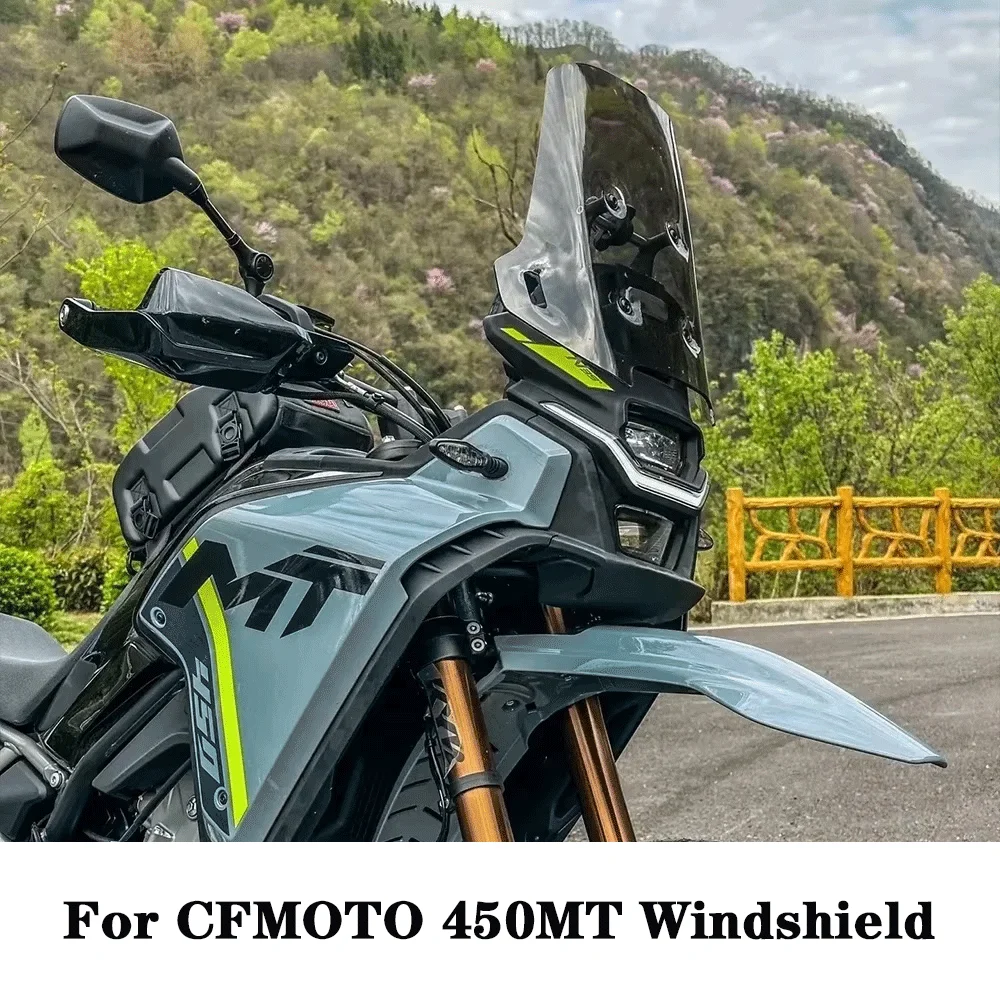 

For 2024 CFMOTO 450MT Windshield 450 MT Motorcycle Front Windscreen Accessories for CFMOTO 450MT Fairing Baffle Cover