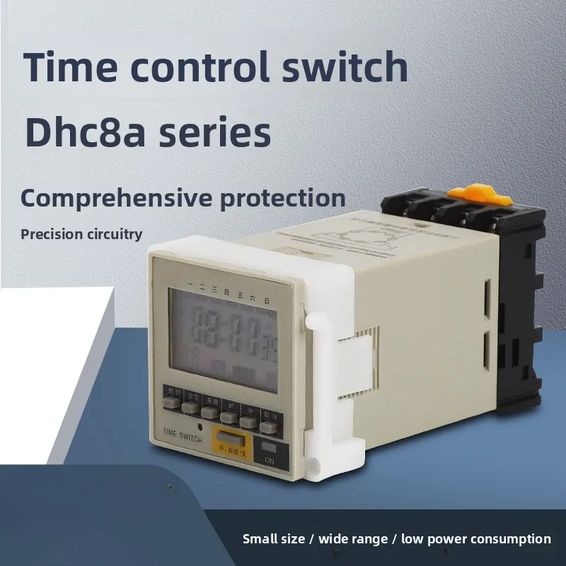 

Таймер микрокомпьютера с креплением на рейку DHC8A-1a DHC48 ZYT17-a Размер 48X48 мм