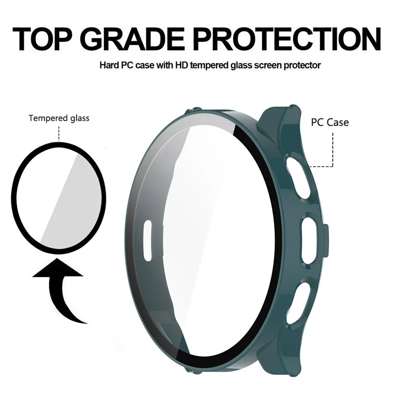 Case Glass for Garmin Venu 3 3s Screen Protector Full Cover for Garmin Venu 3s Film Hard Protective Cases