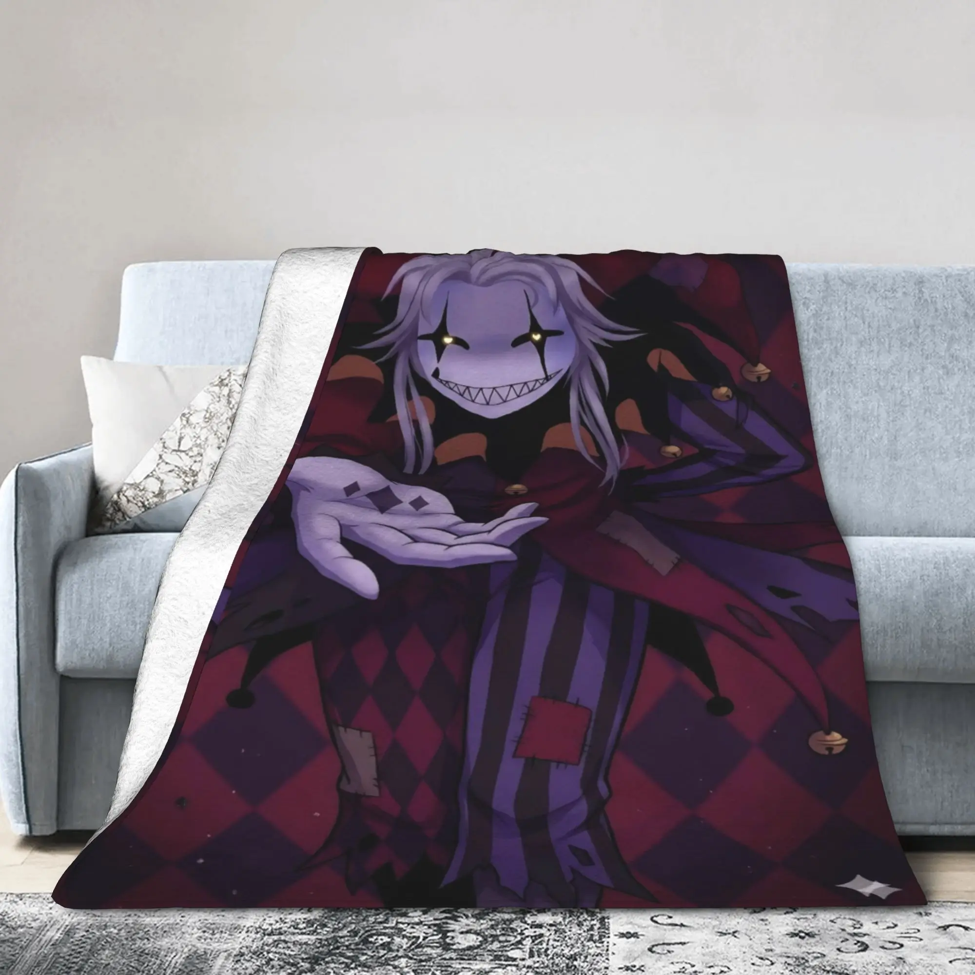 Cozy Pierrots The Freak Circus Blanket Accessories Bed Decorative  Throw Blanket Ultra-Soft Flannel for Bedroom