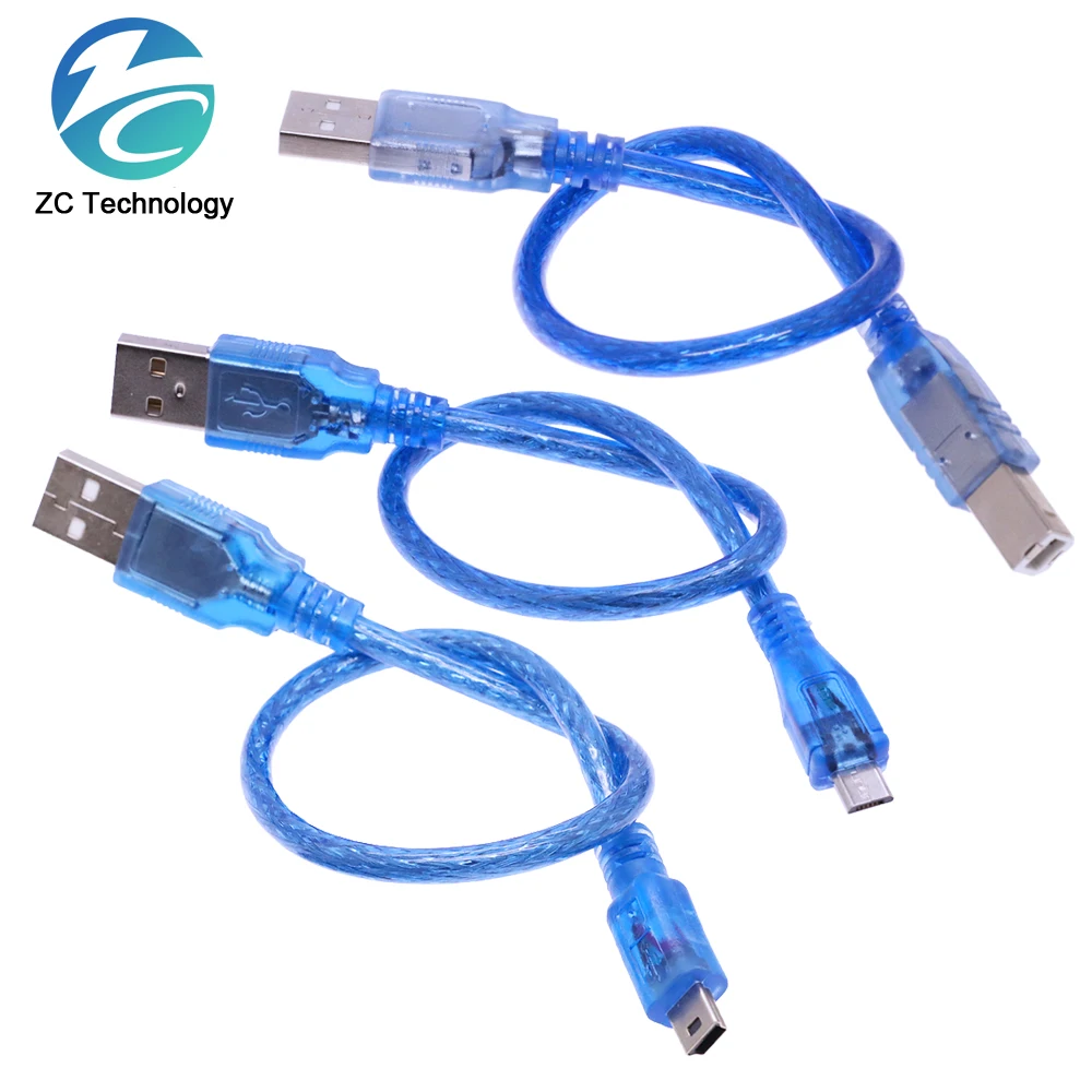 30cm USB Cable for arduino Nano 3.0 USB to mini USB Micro USB CABLE for arduino