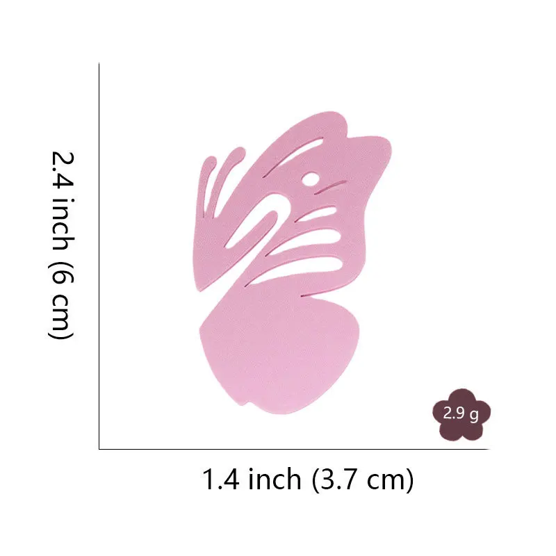 10 قطع من علامات المشروبات على شكل فراشة من الأكريليك، علامات مشروبات ذاتية الصنع لتزيين حفلات أعياد الميلاد وحفلات الزفاف وحفلات العزوبية #2