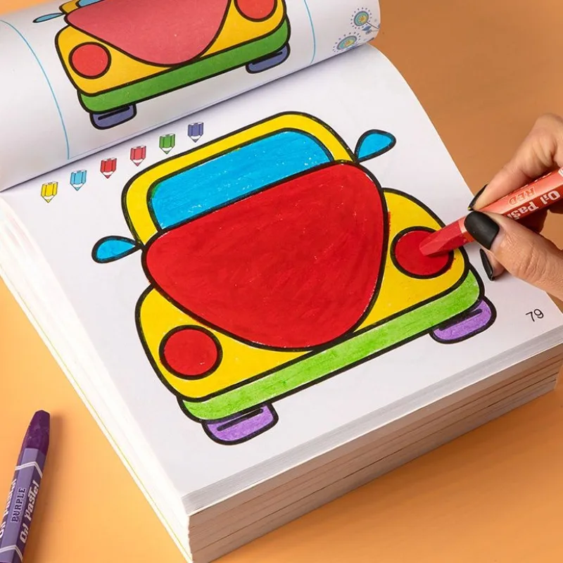 160 صفحة من كتاب دليل الرسم للمبتدئين - أنشطة التلوين الممتعة والرسم وألغاز الكتابة على الجدران مع تصاميم المركبات