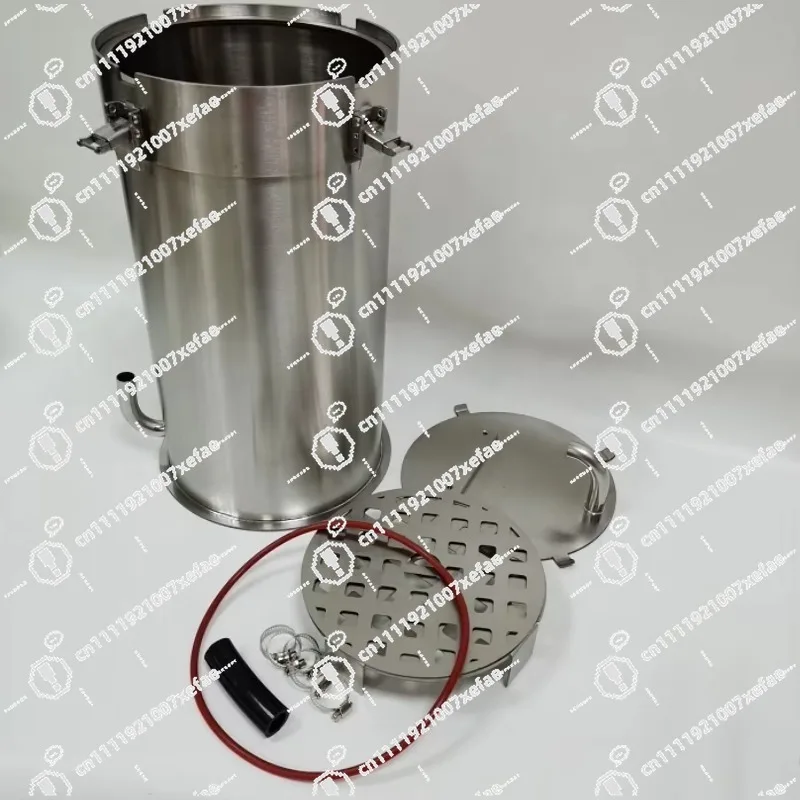 10L Dual Inlet Stainless Steel External Jet Aquarium Filter with Max 2500L/h Pump for Fish Tank Water Circulation And Filtration