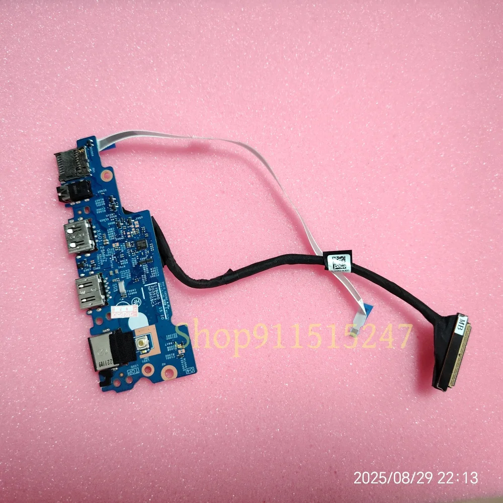 

Оригинальный 0MCCDH MCCDH для Dell Latitude 3520 E3520 203513-1, кнопка питания, плата чтения карт SD USB с кабелем 450.0NG06.0001