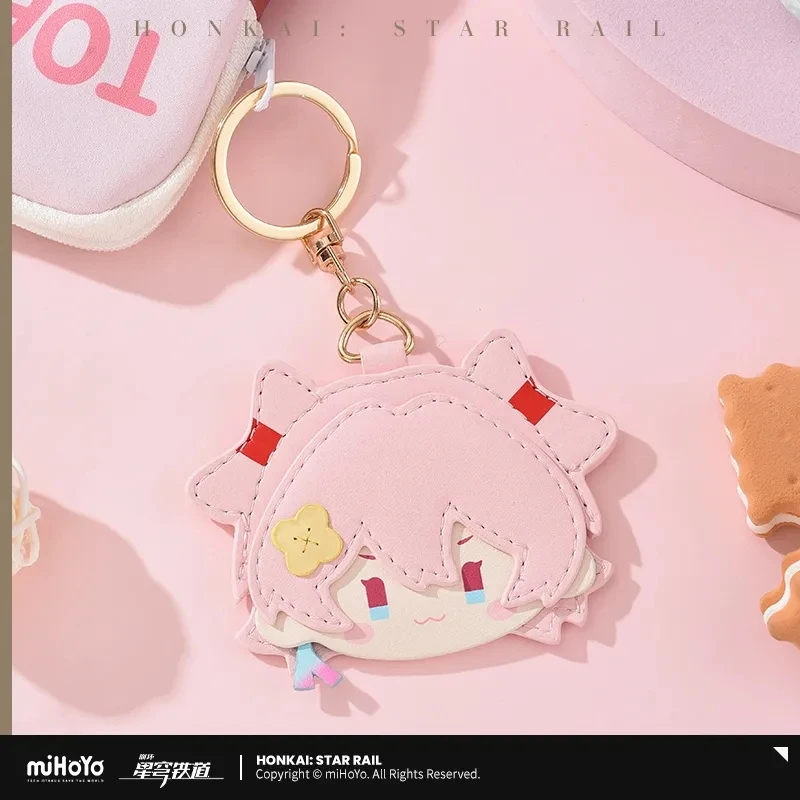 miHoYo Gioco Ufficiale Honkai Star Rail PU Ciondolo 7 marzo Kafka DanHeng JingYuan Anime Prop Portachiavi Cartoon Cosplay Regali di Natale
