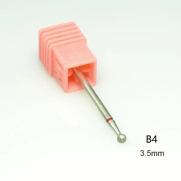 Frezarka do paznokci Easy Nail, 5 rozmiarów, kulka diamentowa, frez obrotowy, do czyszczenia skórek, elektryczne frezy do manicure, akcesoria do frezarek, frezy do paznokci.