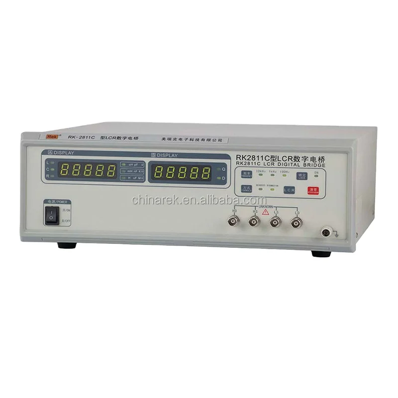 REK Electric bridge RK2811C (100Hz, 1 kHz, 10 kHz) LCR Digital resistance tester capacitor tester