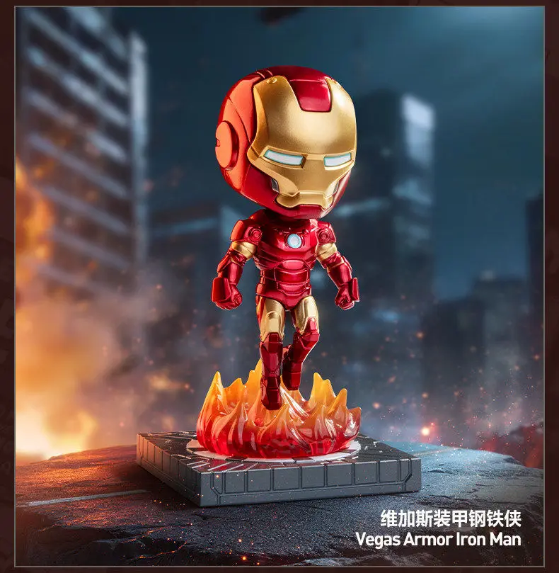 

Popmart Iron Man A Journey Through Armors Series Trend Blind Box Cute and Interesting Toy Surprise Collection Birthday Gift