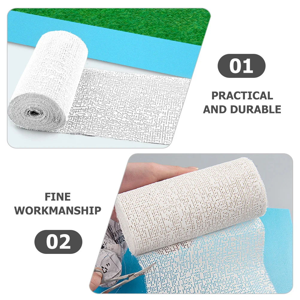 DIY Mountain Model Tools Manual Plaster Gauze Bandage Cloth for Crafts Shaping White Forming