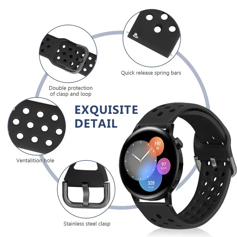 Samsung Galaxy Watch 7 44mm 40mm用20mmシリコンストラップ、ギャップなしブレスレット、Galaxy 7 6 5 4 Classic/5 Pro 45mm 47mm 43mmバンド対応