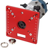 Intuitive Precision Router Lift Woodworking Router Table Insert Plate Lift Base Engraving DIY Tools For 63.5-65Mm Diameter Motor