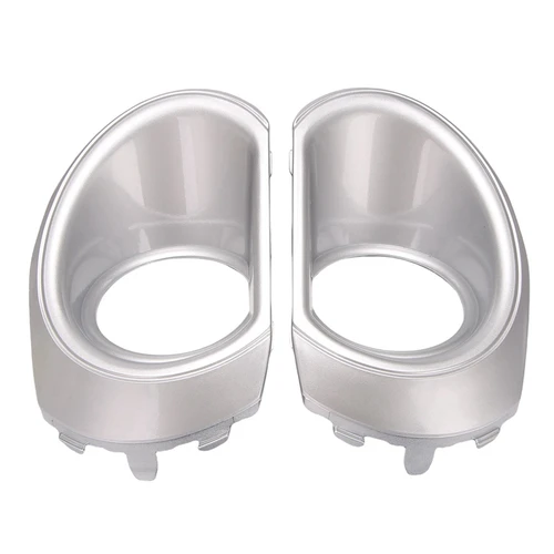 Cubierta de luz antiniebla del parachoques delantero del coche, embellecedor de lámpara antiniebla de Color plateado, 57731-AJ490, 57731-AJ480, para Subaru Legacy Outback 2010-2014 piezas