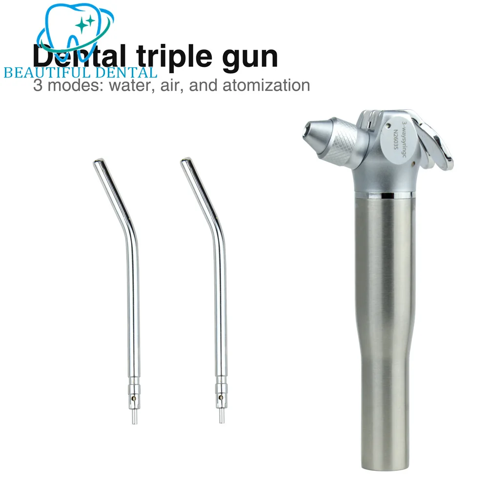 

Стоматологический трехканальный шприц-насадка (Triple Gun) для чистки зубов: водяной, воздушный и пульверизационный распылители