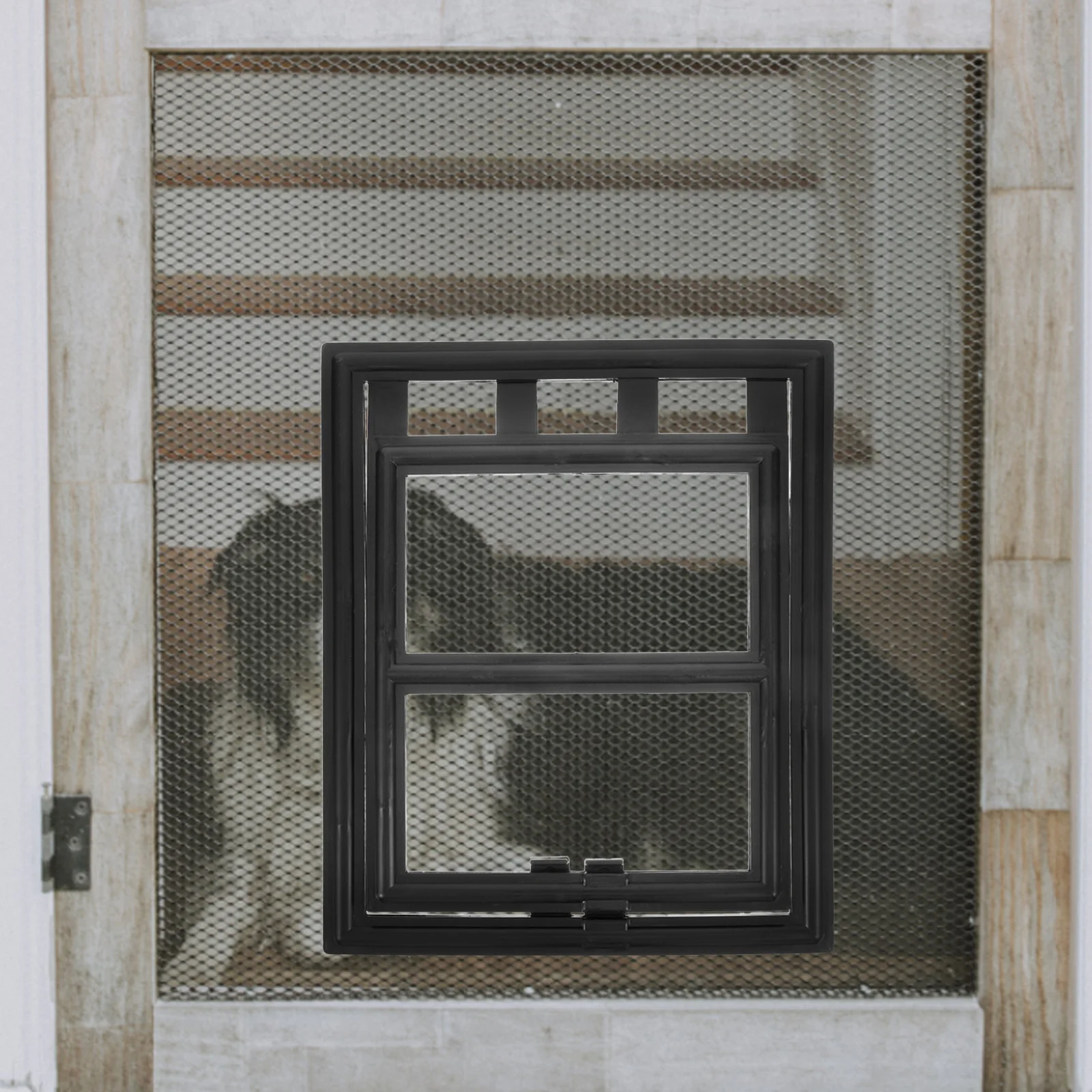 

Pet Screen Door for Small Dog and Cat Heavy Duty Flap Replacement Easy Install Weather Resistant Freedom Door for Sliding Screen