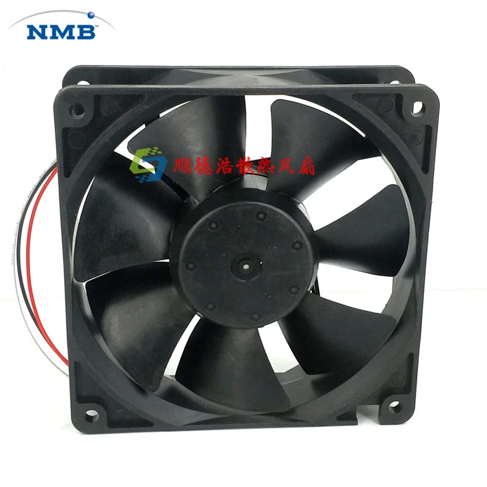 For NMB 4715KL-04W-B39 12038 12cm 120*120*38MM DC12V 0.72A Max Airflow Rate Double Ball Fan 3wires