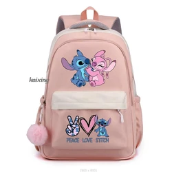 Rucksäcke Lilo und Stich für Teenager Kinder Jungen Mädchen Kinder Schüler Schult aschen Unisex Laptop Mochila Reise Umhängetasche