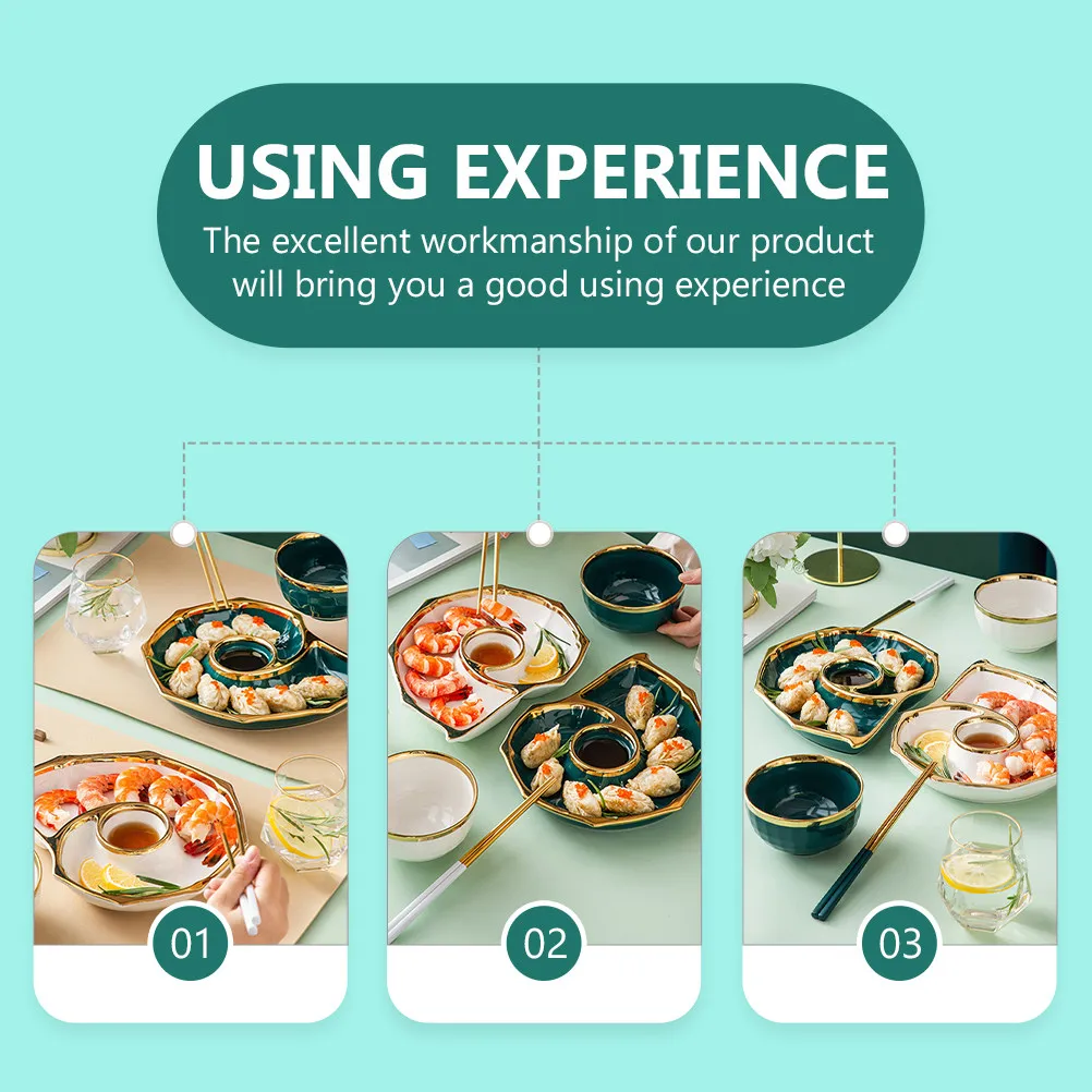 

Керамическая тарелка для хранения продуктов, портативная, легкая, для закусок, десертов, пельменей, для дома, отеля, столовая посуда