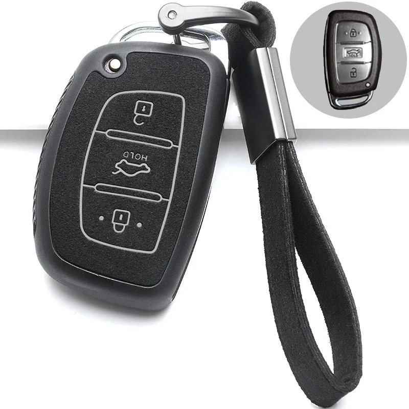 

Car Key Case For Hyundai Tucson Santa Fe Rena Sonata Elantra Creta ix25 Ix35 Ix45 I10 i20 I30 I40 Verna Solaris Mistra Accent